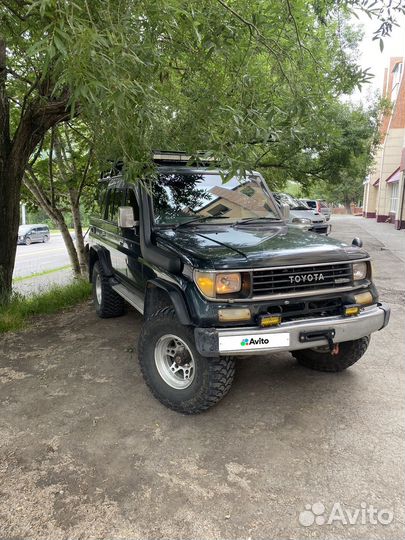 Toyota Land Cruiser Prado 2.4 AT, 1993, 300 000 км
