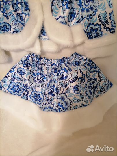 Костюм Снегурочки для девочки