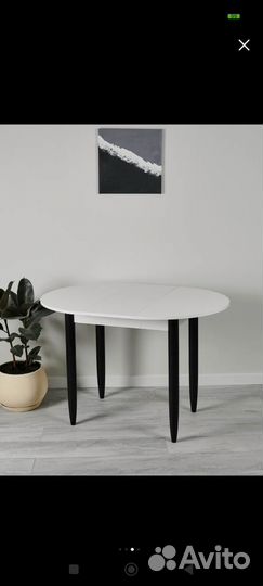 Стол кухонный круглый раскладной