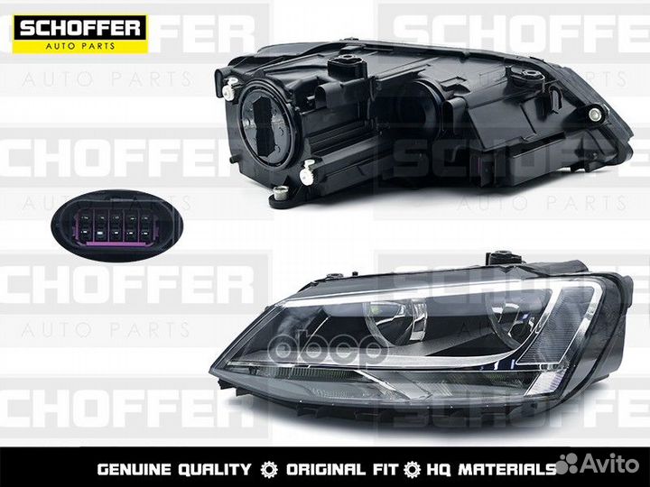 Фара левая Volkswagen Jetta 11-14