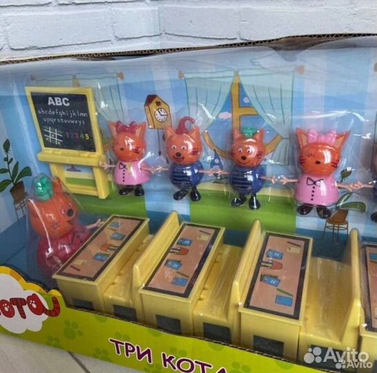 3 кота набор игрушек три кота