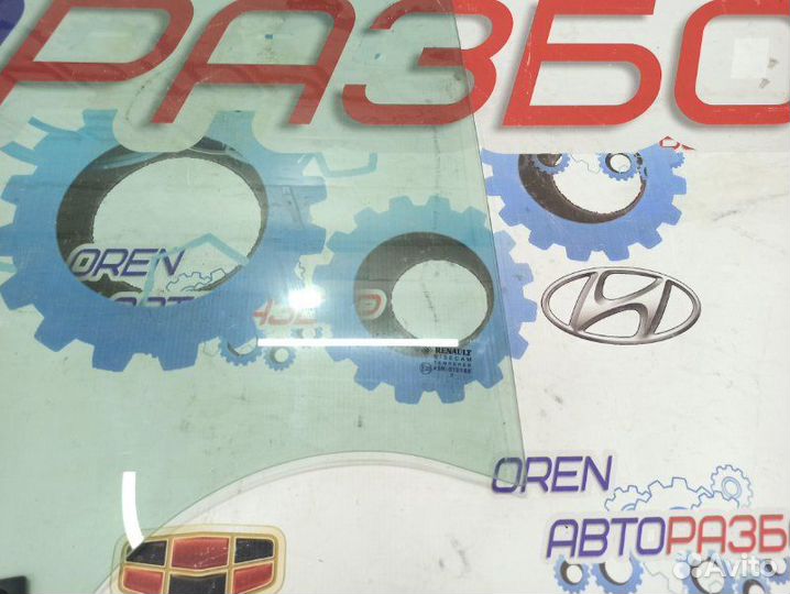 Стекло двери заднее правое Renault Logan 2 1.6 K7M