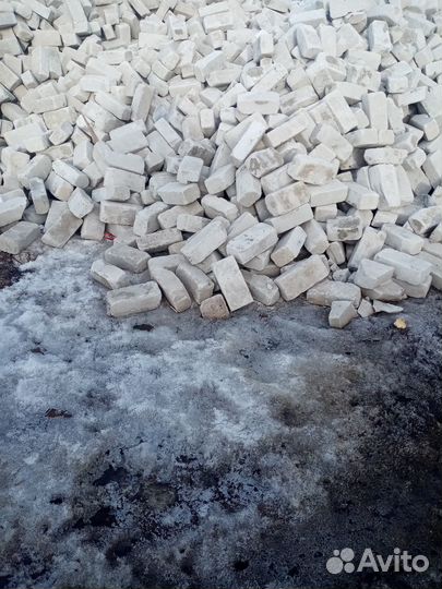 Кирпич белый силикатный бу