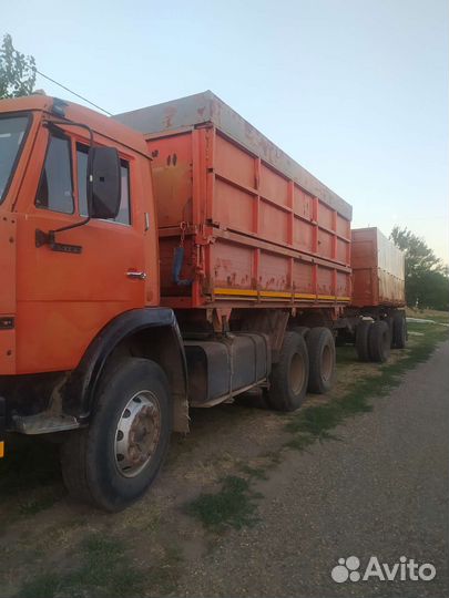 Двигатель ямз. камаз с прицепом