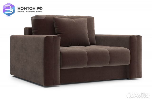 Кресло тик-так Монарх коричневое