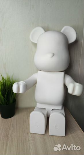 Медведь bearbrick 55 см для росписи