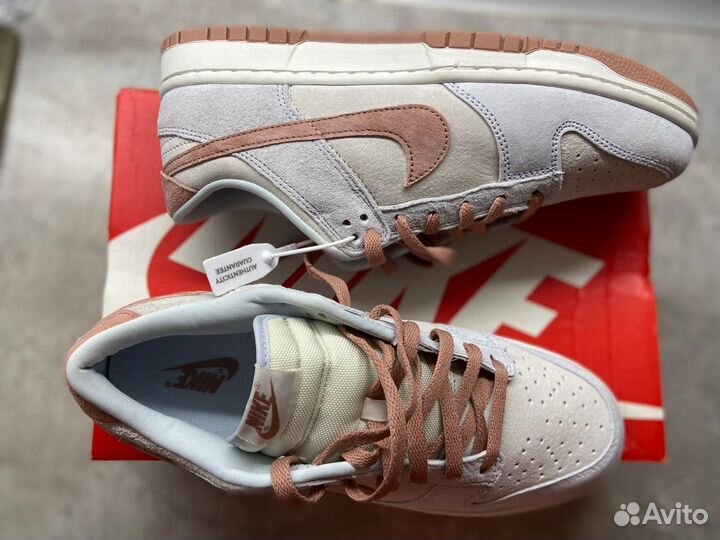 Кроссовки nike dunk low fossil rose