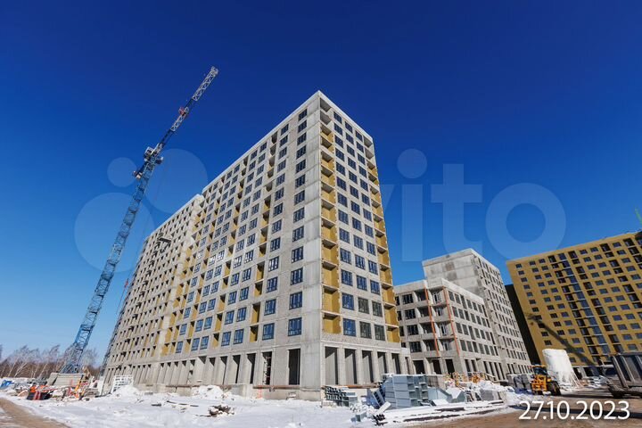 2-к. квартира, 59,4 м², 11/14 эт.