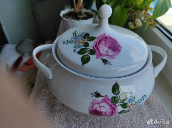 Столовый сервиз гдр новый в упаковке завода 6 перс