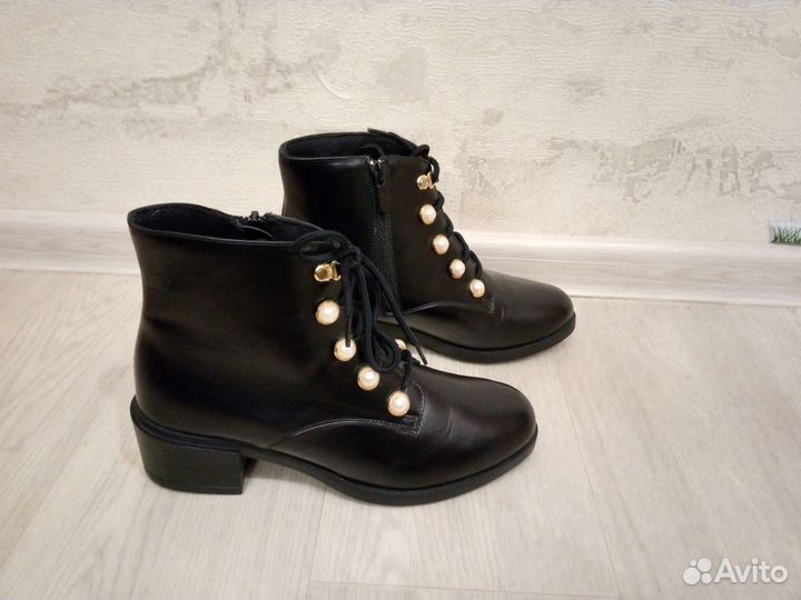 Ботильоны новые натуральная кожа