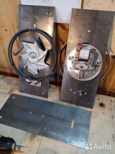 Мотор конвекции с нагревателем