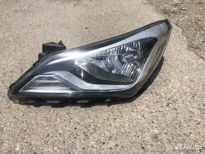 Фара левая на хендай солярис