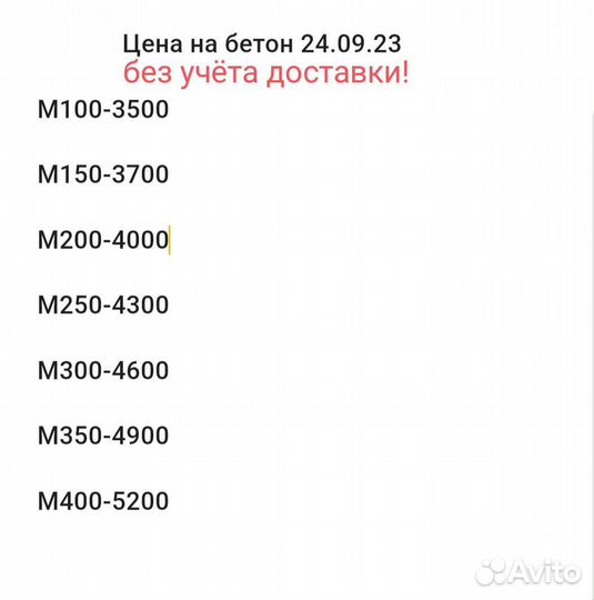 Бетон от р.б.о любой марки. Доставка по чр