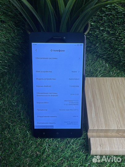 Xiaomi Redmi Note 4X, 3/32 ГБ