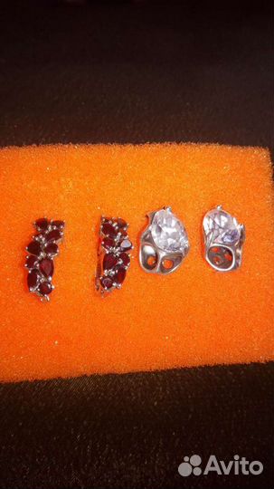 Серебряные серьги