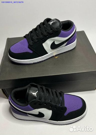 Кроссовки Nike Air Jordan 1 Low Court Purple (Арт