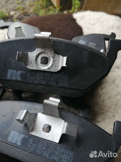 Передние тормозные колодки Ауди, Фольксваген, сеат