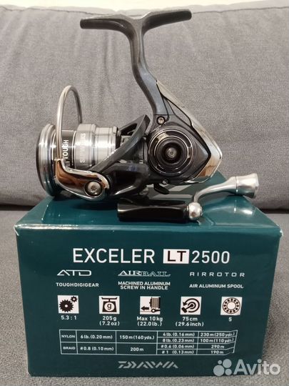 Катушка daiwa exceler lt 2500