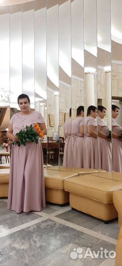 Вечернее платье в пол 54-56