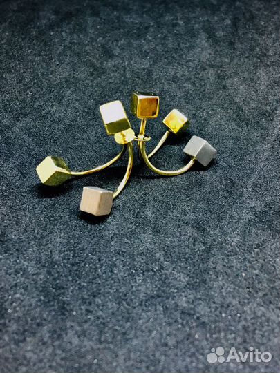 Золотые серьги