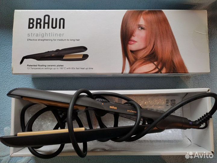 Стайлер для выпрямления волос braun straightliner