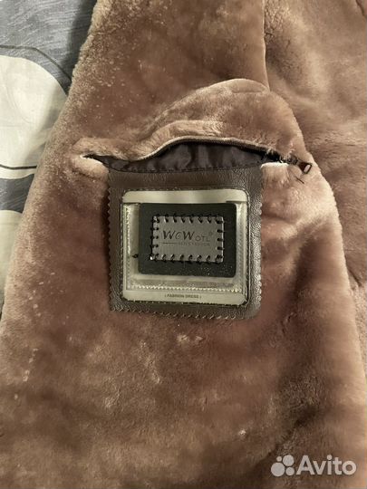 Кожаная куртка мужская 48 50