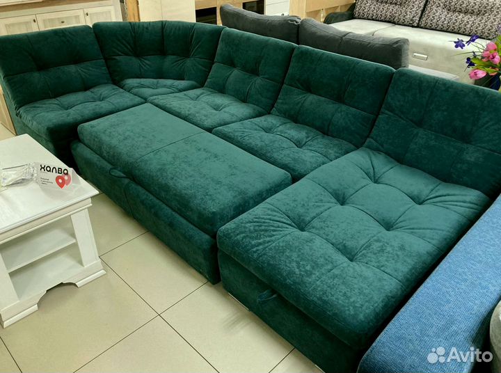 Угловой диван п образный
