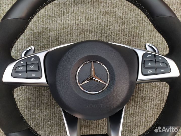 Руль AMG 6.3 на Mercedes GLC X253 С253 C W205