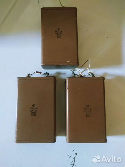 Конденсатор кбг 4 мкф, 5, 600 в