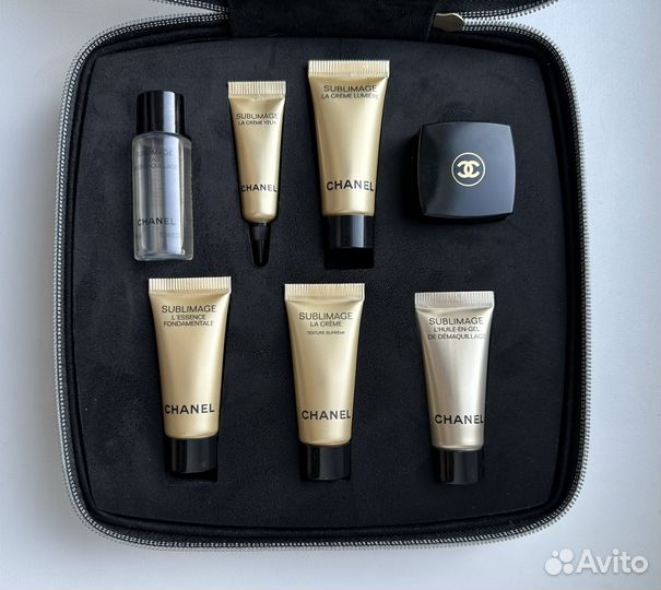 Chanel sublimage набор ухода в косметичке кейсе