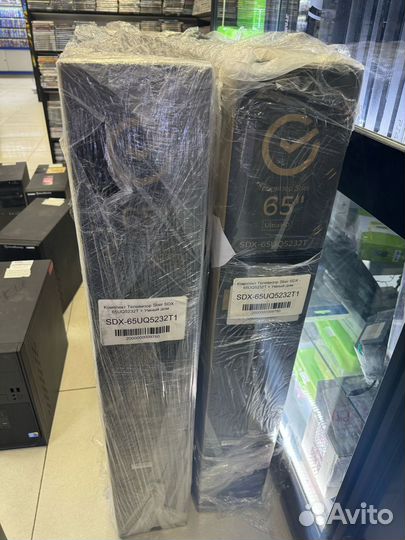 Телевизор qled Sber SDX-65UQ5232T, 65