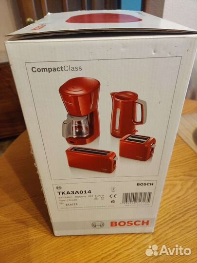 Кофеварка Bosch tka3a014, капельная