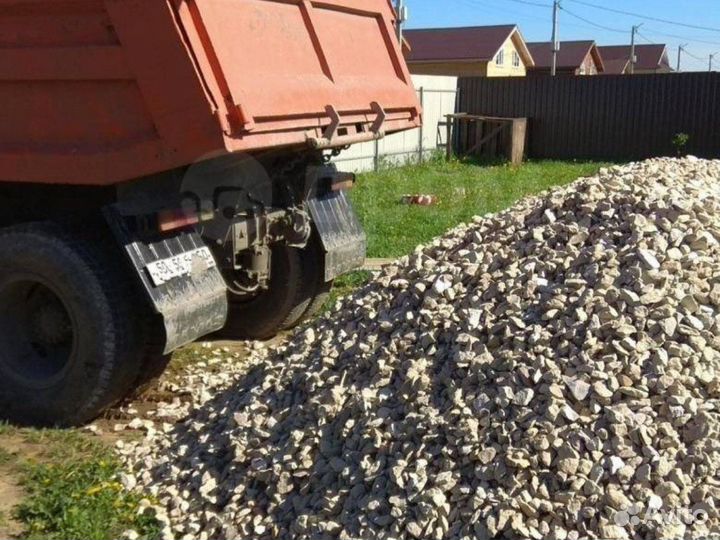 Щебень \ Отсев гранитный крупный от 3кубов