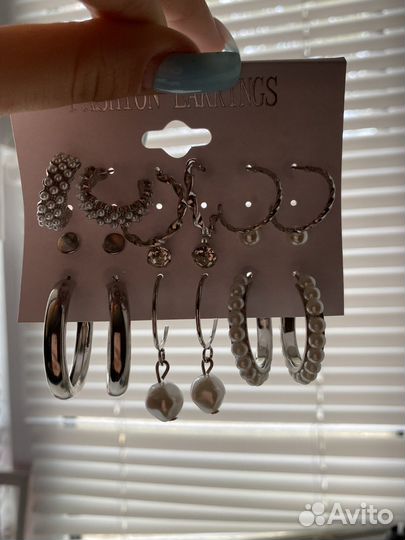 Серьги набор