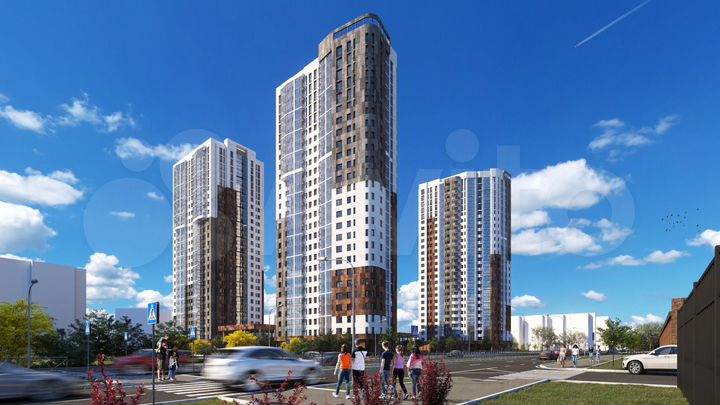 3-к. квартира, 86,4 м², 13/25 эт.