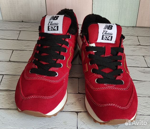 Кроссовки женские зимние на меху NEW balance 574