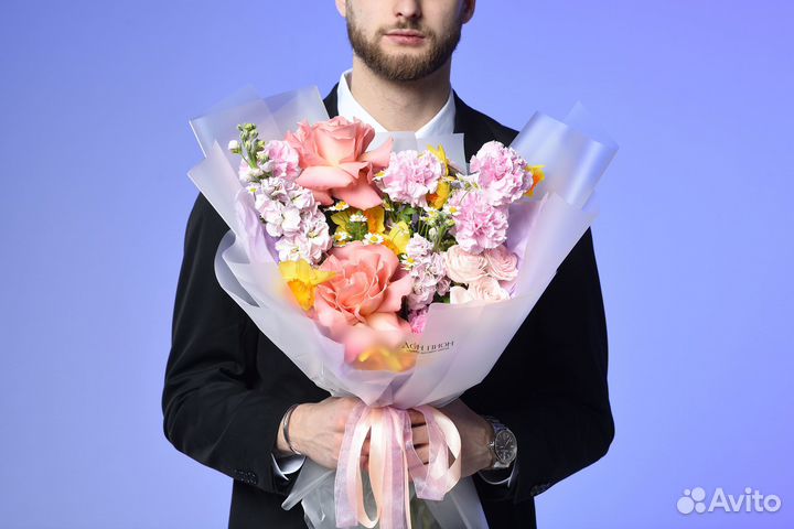 Букеты на 8 марта с доставкой