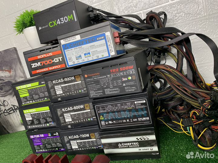 Блоки питания 500W/600W/700W/1000W 80+ Скупка
