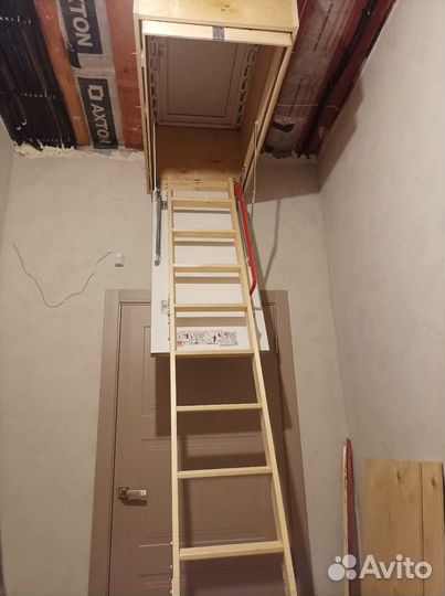 Лестница на чердак с завода