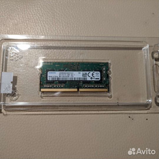 So-dimm ddr4 4gb samsung