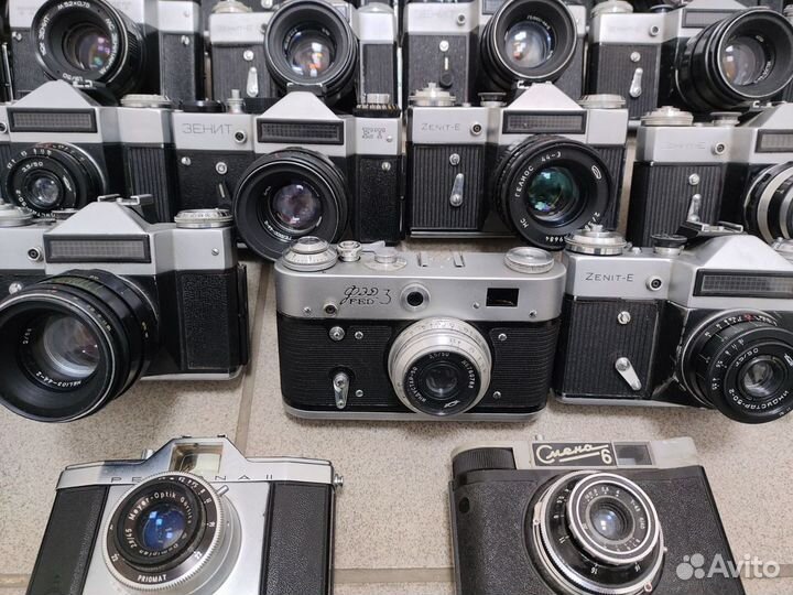 Фотоаппараты плёночные,чехлы СССР