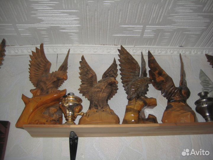 Деревянные орлы ручной работы очень красивые