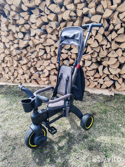 Складной трёхколёсный велосипед аналог Doona