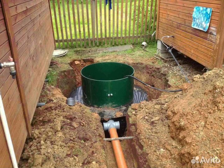 Септик эко Малахит 4 без откачки