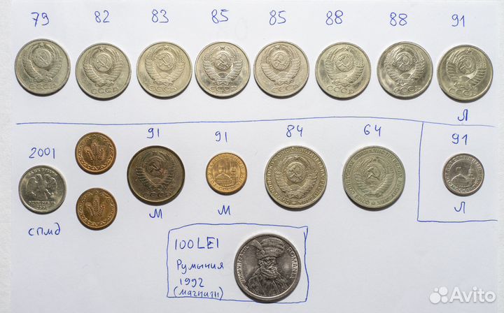 Монеты советские (коллекция)