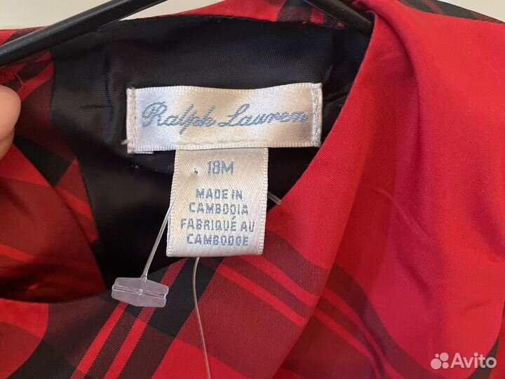 Polo ralph lauren платье 12-18