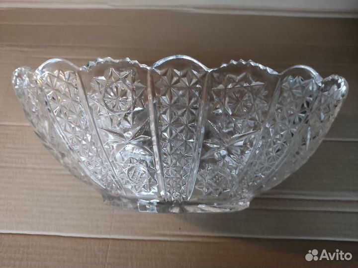 Салатник хрустальный