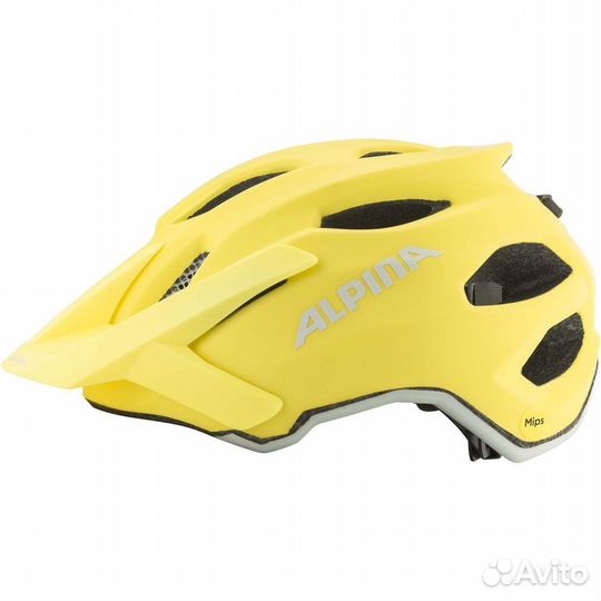 Велошлем alpina Apax Jr. Mips - Lemon-Yellow Matt