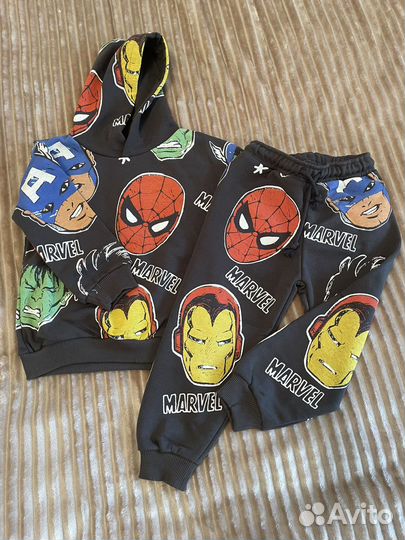 Новый костюм мальчику Zara Marvel 92;98