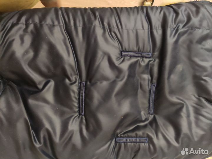 Зимний конверт в коляску на овчине